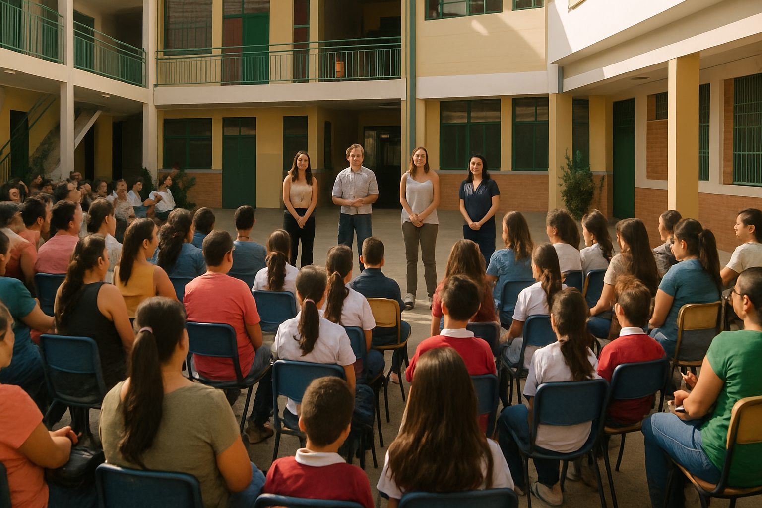 Comunidad educativa en Bucaramanga