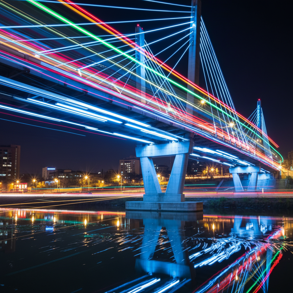 Puente de la Novena Abstracto