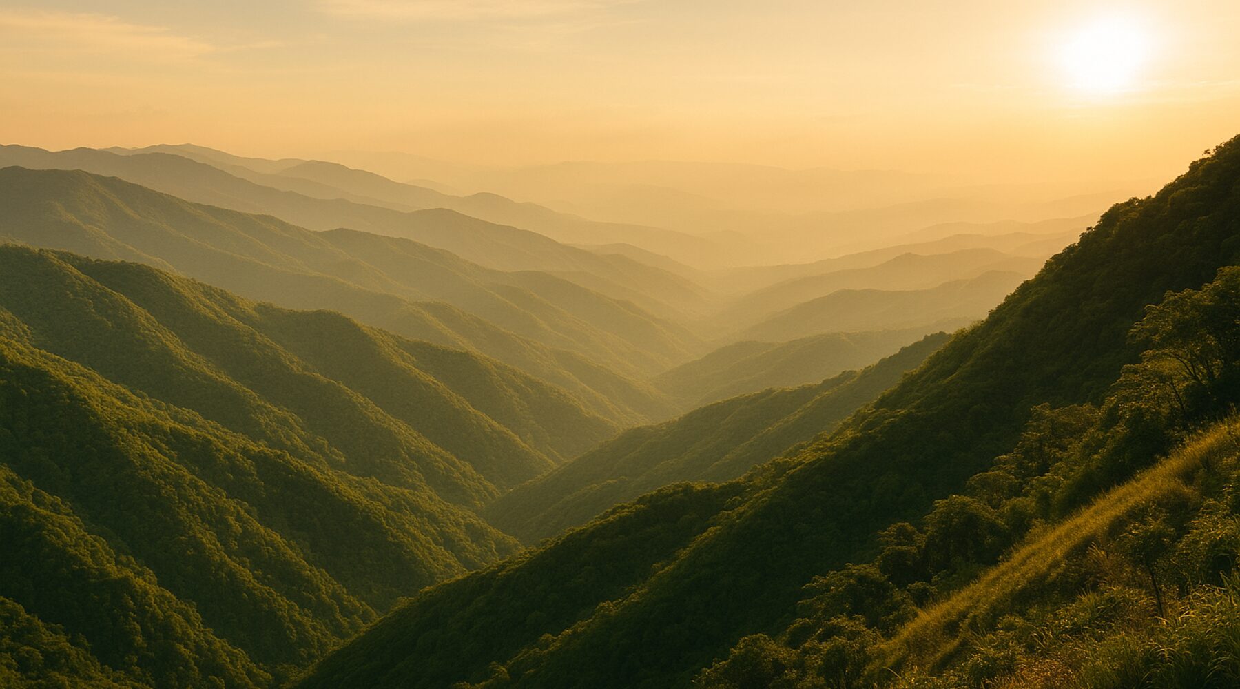 Mirador y paisaje verde cerca de Bucaramanga